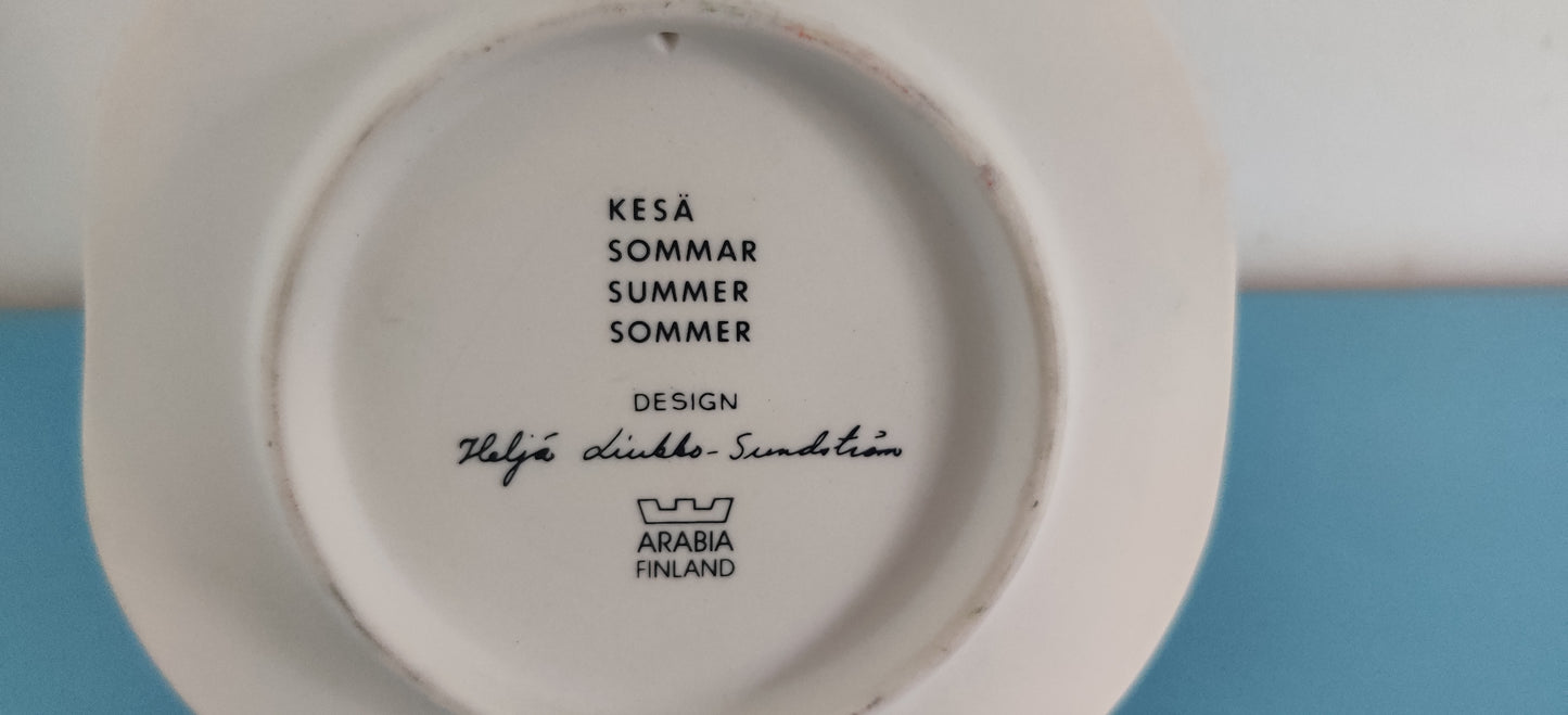 Arabia Kesä Seinälautanen (Heljä Liukko-Sundström)