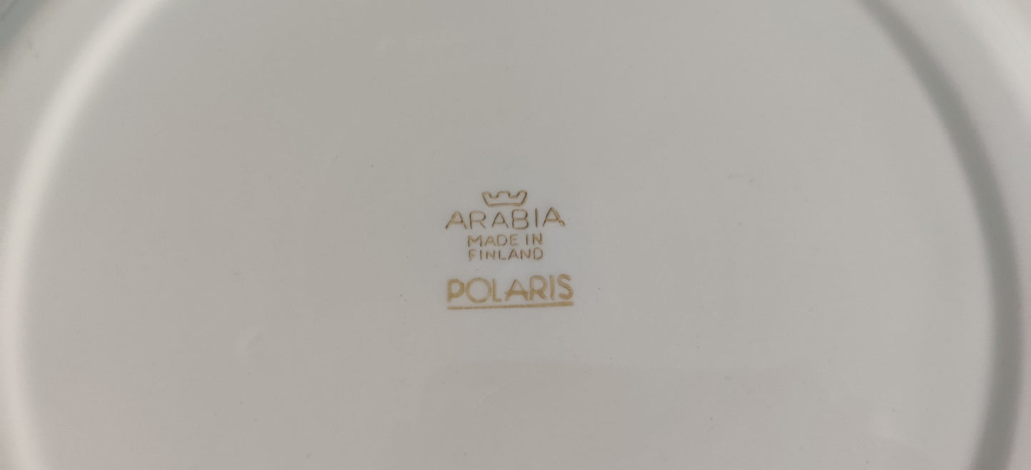 Arabia Polaris Tarjoilulautanen (1953-1966, Raija Uosikkinen)