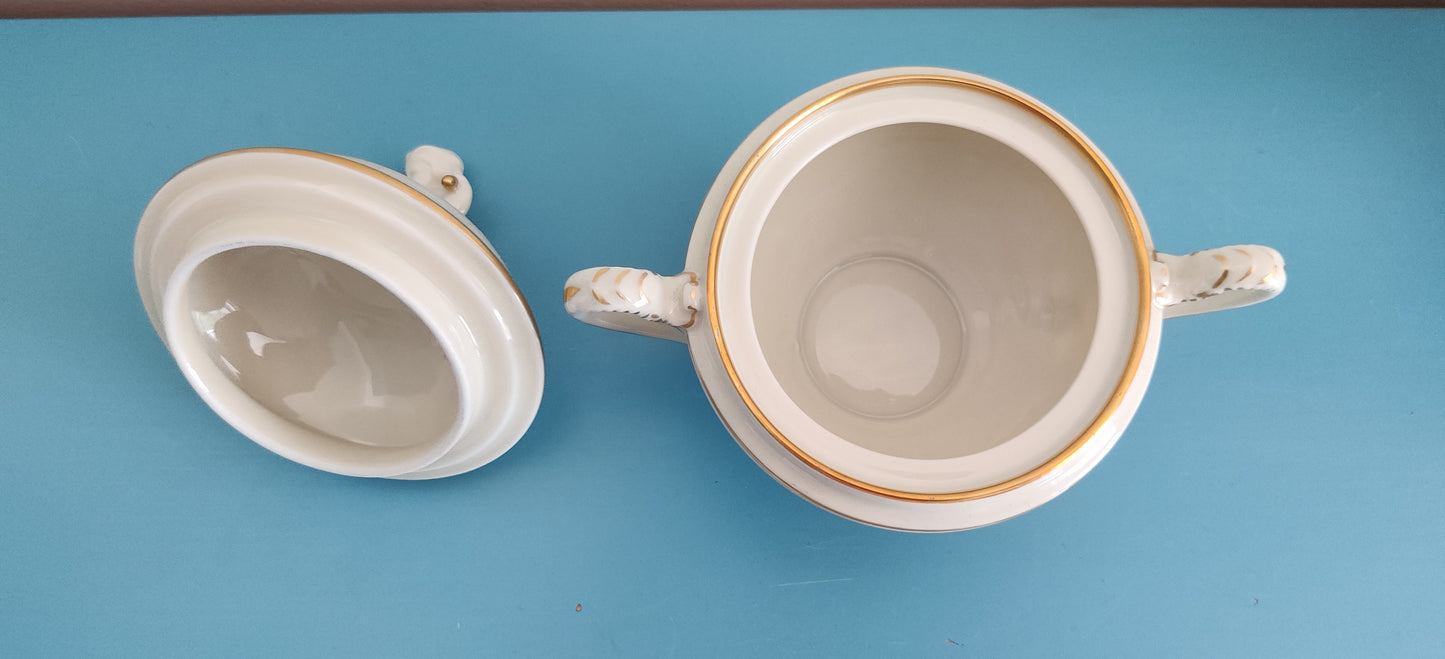 Kobenhavns Porcellains Maleri / KPM - Kahvikannu ja Sokerikko