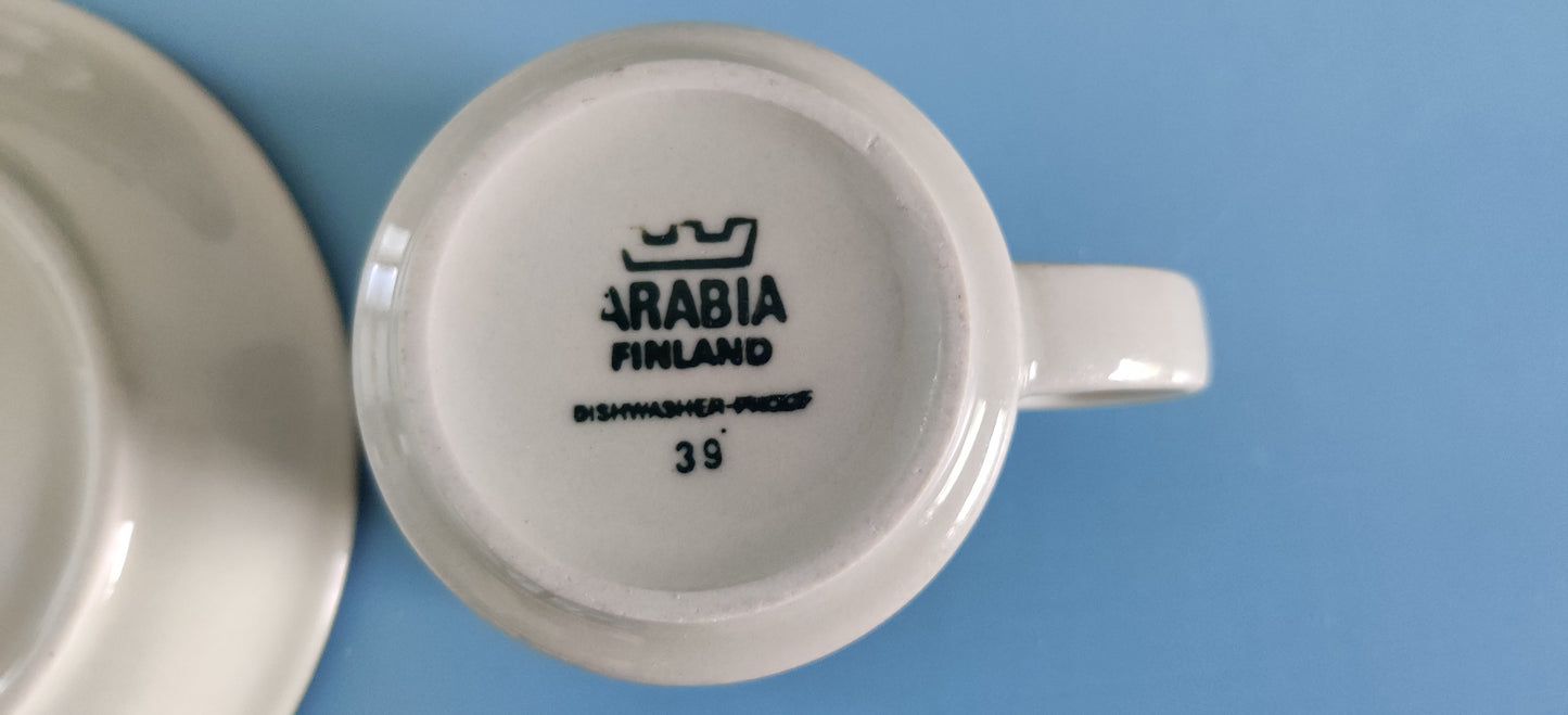 Arabia Karelia Kahviastiasto Yhdeksälle Hengelle (18-osaa, 1970-1986)