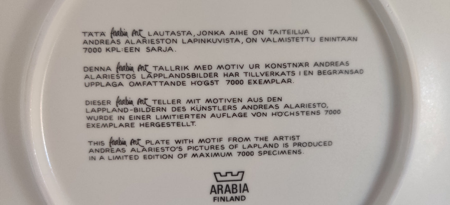 Arabia - Arabia Art 1983 Seinälautanen (Alk. Paketissa, Andreas Alariesto)