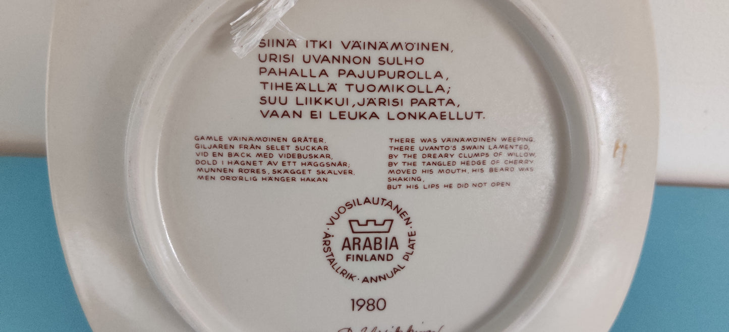 Arabia Kalevala Vuosilautanen 1980 (Raija Uosikkinen)