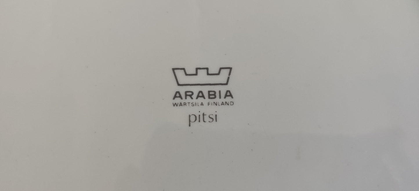 Arabia Pitsi Ruokalautanen (26cm, 1967-1974, Raija Uosikkinen)