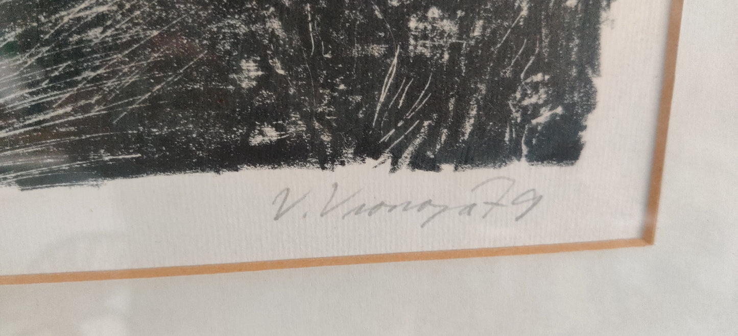 Veikko Vionoja - Signeerattu Grafiikka (61/100, 1979)