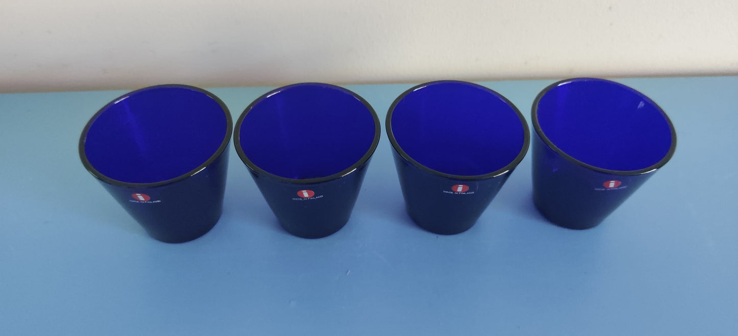 Iittala Kartio Snapsilasi (4kpl, 6cl, Kaj Franck)