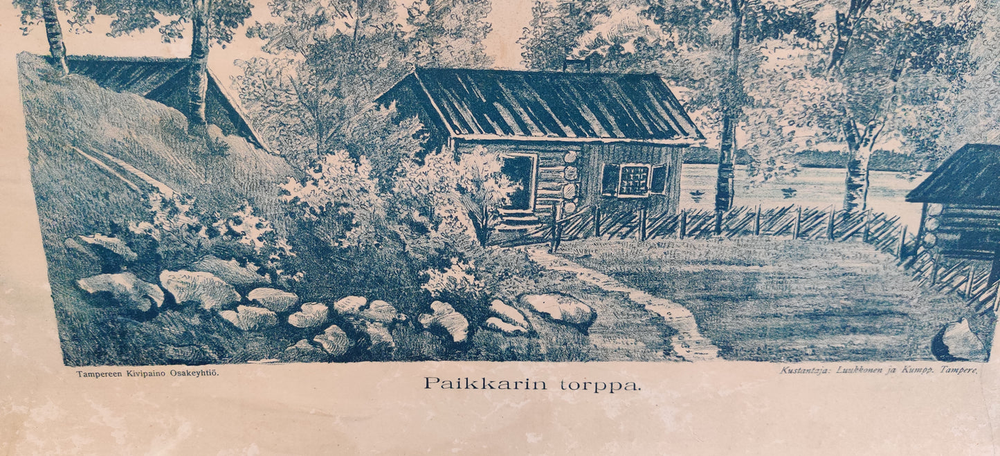 Opetustaulu - Paikkarin Torppa, Elias Lönnrot 100 Vuotta (1902)