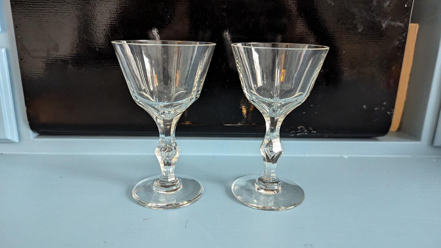 Iittala Pekka Väkeväviinilasi (2kpl, 1934-1959, Attu Johansson ja Elo Cajander)