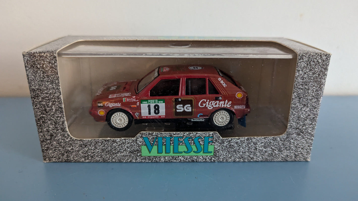 Vitesse 1/43 Scale 361 - Lancia Delta HF Turbo 4WD - #7 Fiorio/Pirollo 7427043257711 Vitesse 1/43 Scale 361 - Lancia Delta HF Turbo 4WD - #7 Fiorio/Pirollo 7427043257711