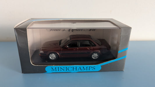 MiniChamps - Audi V8 Quattro Streetcar / Cayenne Met. (Alk. Paketissa)