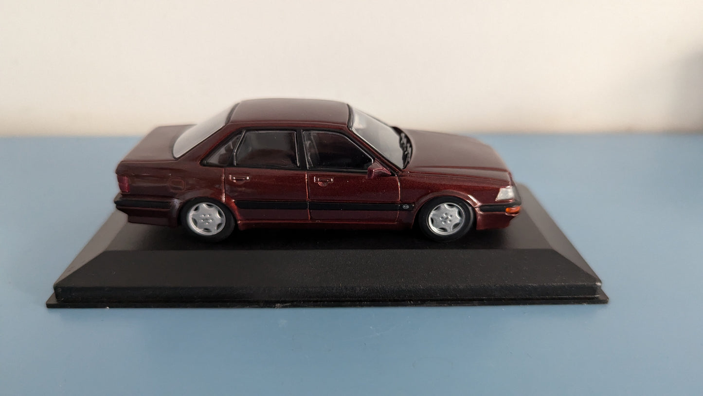 MiniChamps - Audi V8 Quattro Streetcar / Cayenne Met. (Alk. Paketissa)