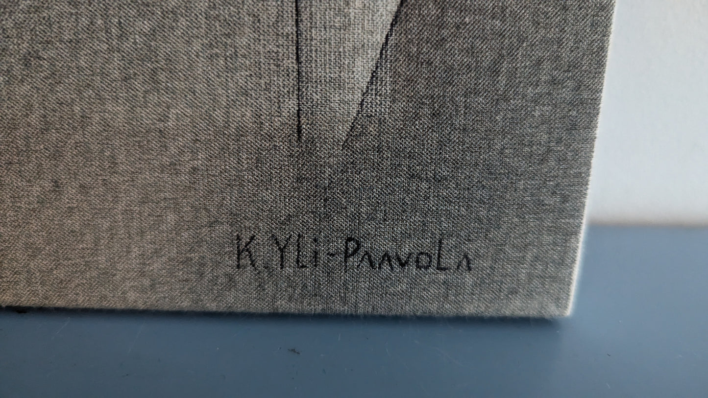 K. Yli-Paavola - Signeerattu Kankaalle Painettu Kuva