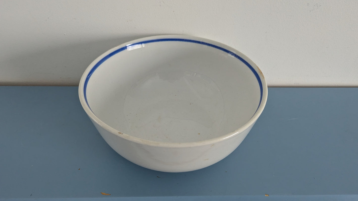 Arabia RA-Mallin Siniraita Kulho \ Tarjoilukulho (Kaj Franck)