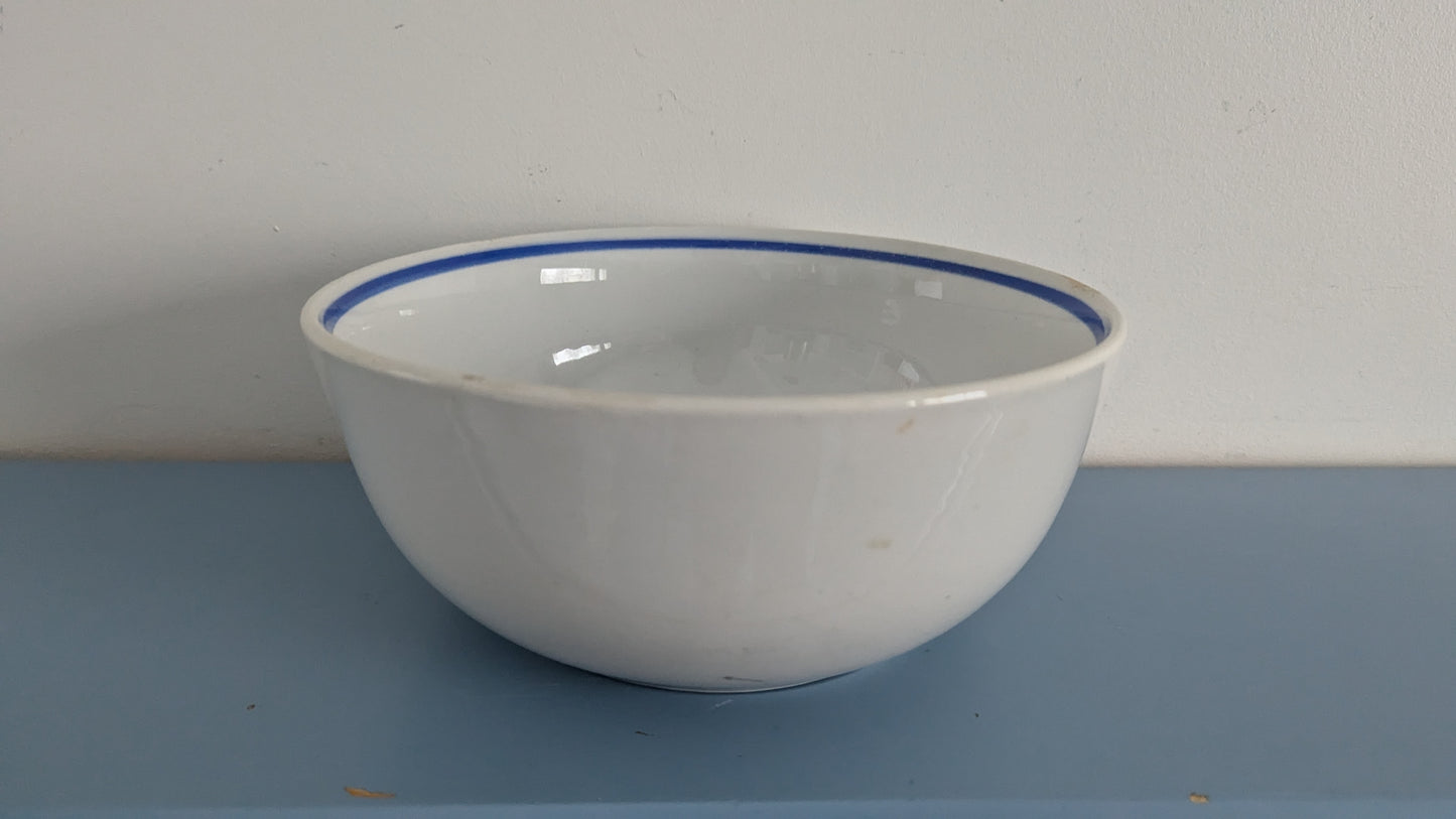 Arabia RA-Mallin Siniraita Kulho \ Tarjoilukulho (Kaj Franck)