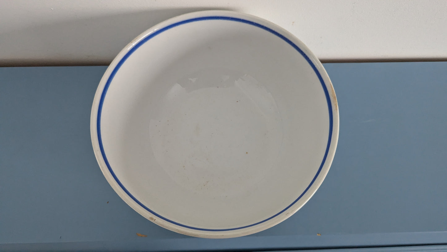 Arabia RA-Mallin Siniraita Kulho \ Tarjoilukulho (Kaj Franck)