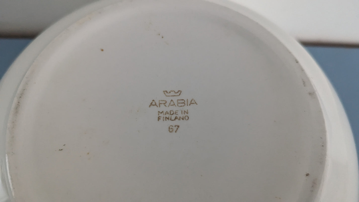 Arabia RA-Mallin Siniraita Kulho \ Tarjoilukulho (Kaj Franck)