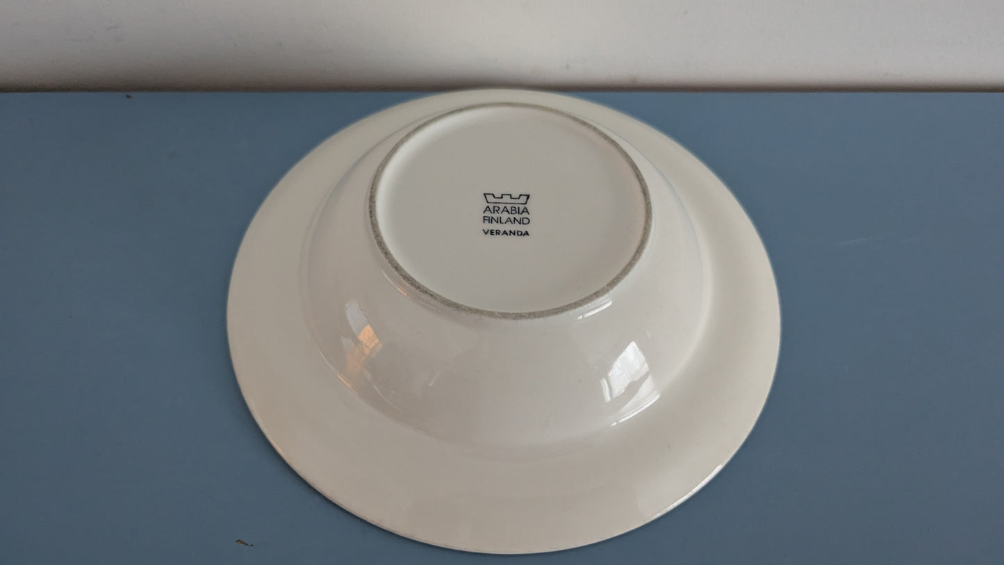 Arabia Veranda Keittolautanen / Syvälautanen (3kpl, Inkeri Leivo)