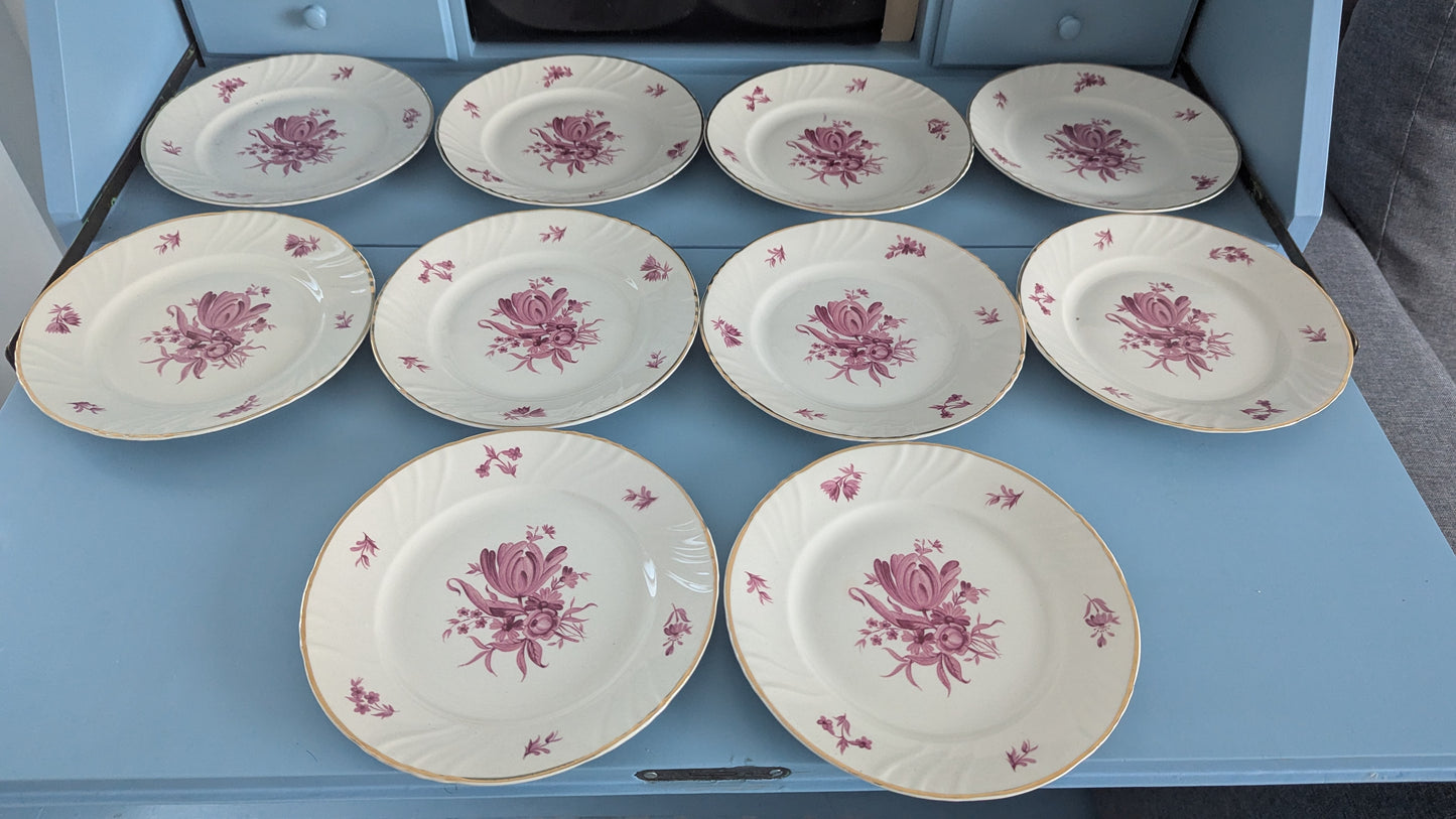 Arabia Regina Salaattilautanen / Alkuruokalautanen (10kpl, 1945-1953)