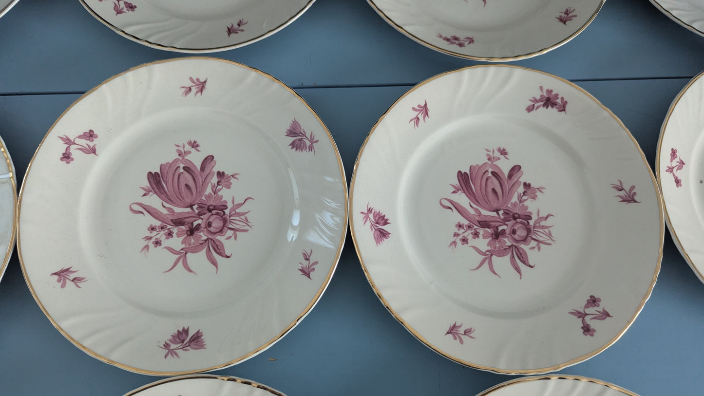 Arabia Regina Salaattilautanen / Alkuruokalautanen (10kpl, 1945-1953)