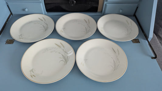 Arabia Tähkä Ruokalautanen (5kpl, 1958-1964, Raija Uosikkinen)