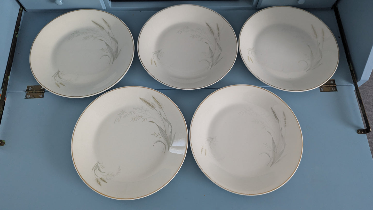 Arabia Tähkä Ruokalautanen (5kpl, 1958-1964, Raija Uosikkinen)