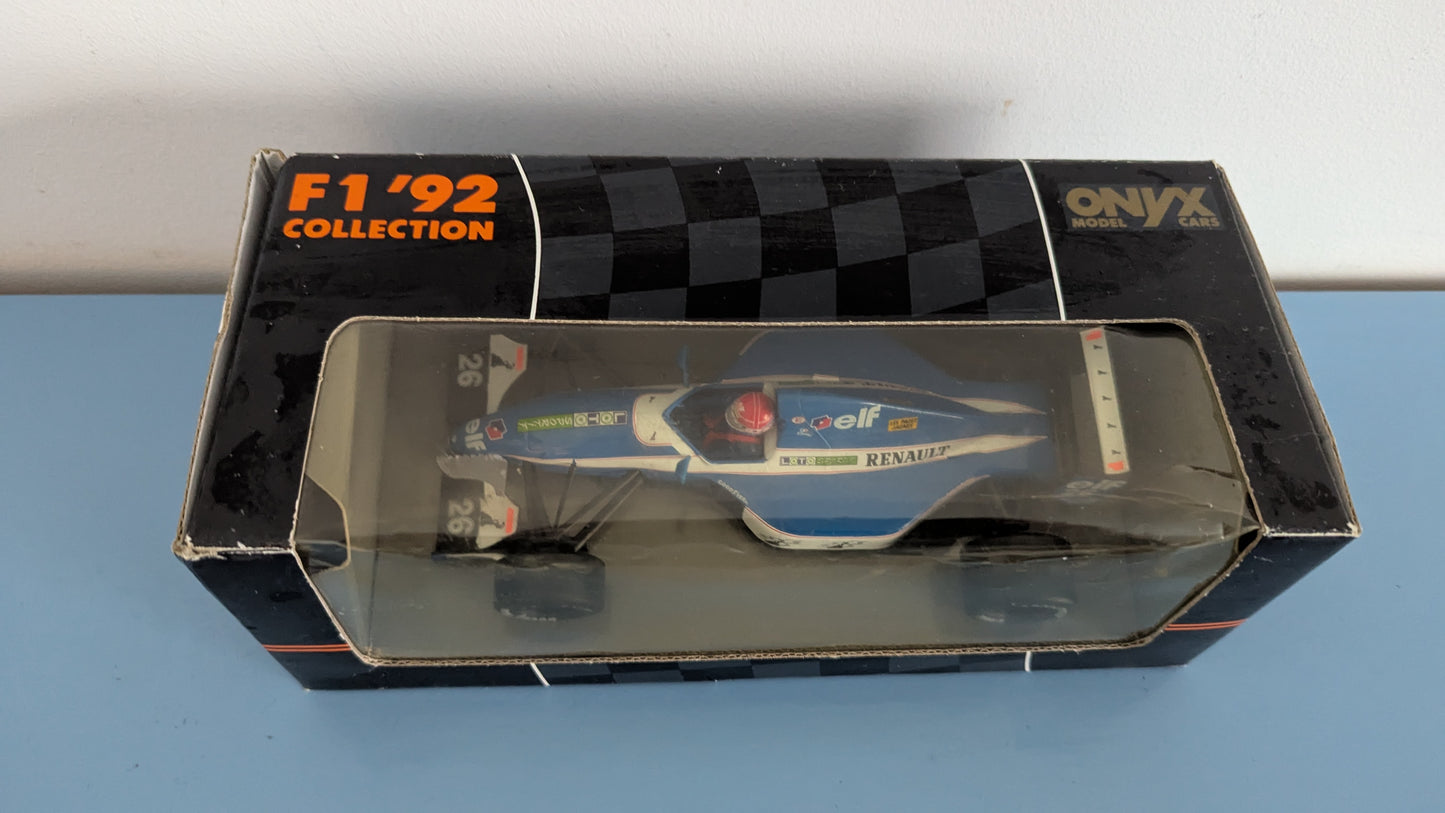 Onyx F1 '92 Collection - Ligien Gitanes JS37 / Erik Comas (Alk. Paketissa)