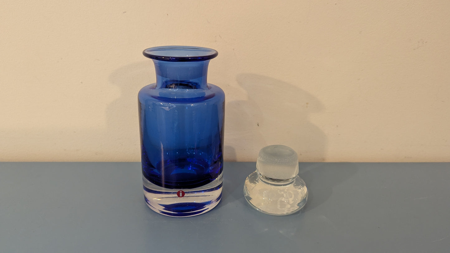 Iittala Apteekki 300 Vuotta Pullo (1989, Sign. Valto Kokko, Alk. Paketissa)