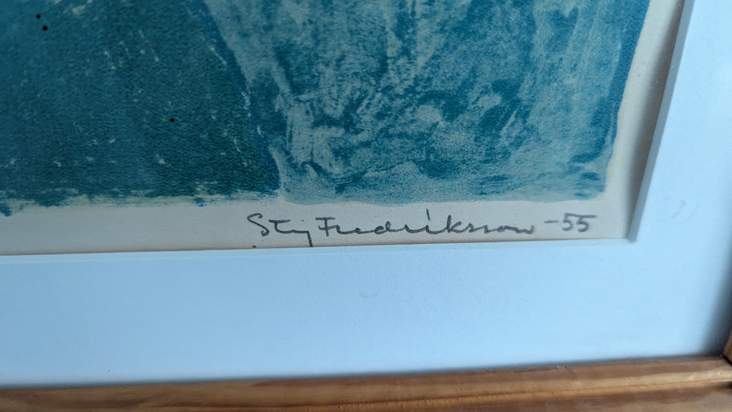 Stig Fredriksson - Signeerattu Grafiikka (1955)