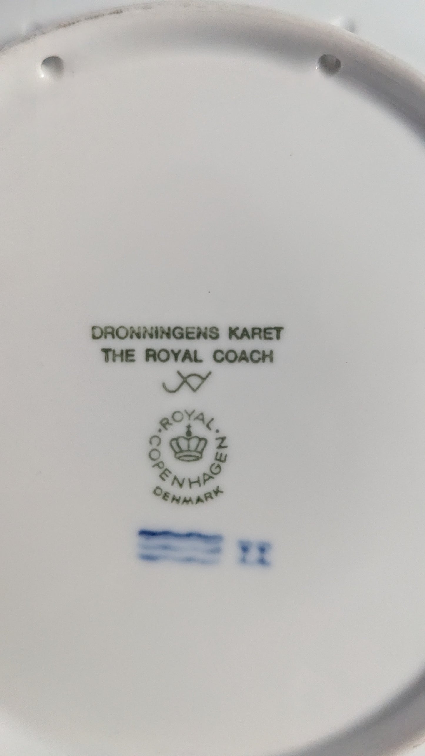 Royal Copenhagen - The Royal Coach Joululautanen 1992 (Sven Vestergaard)