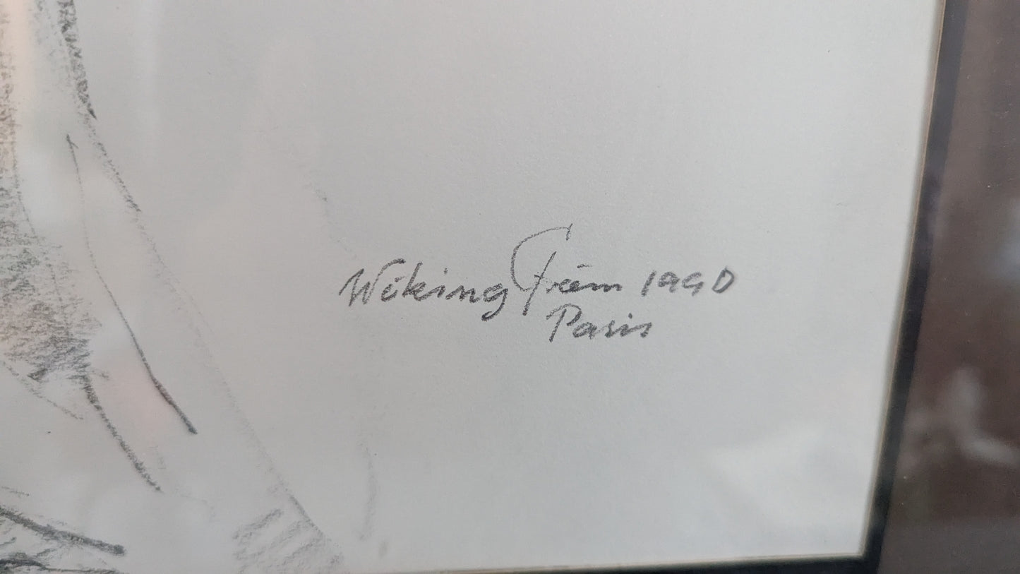 Wiking Forsström (Ström) - Signeerattu Lyijytyö 1990