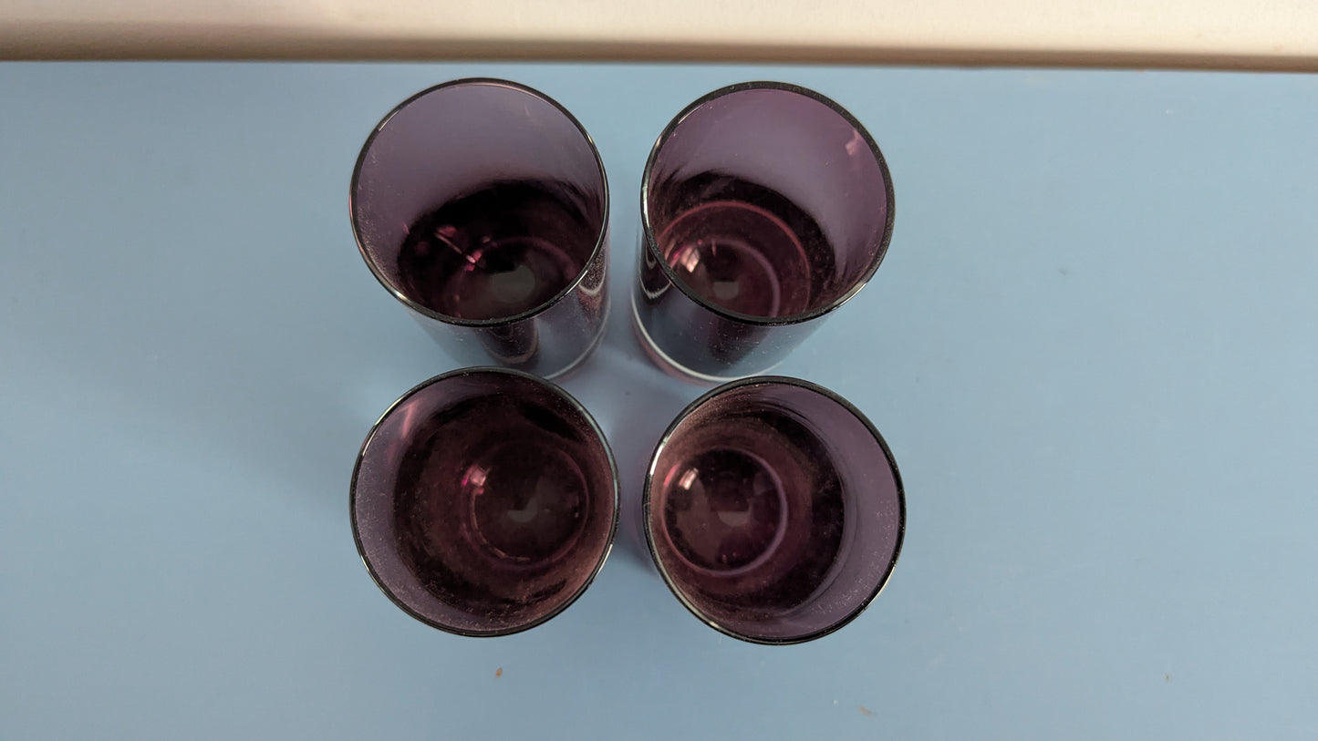 Kumela 259=3082 Juomalasi (4kpl, 10cl, 1960-1976, Sirkku Kumela-Lehtonen)