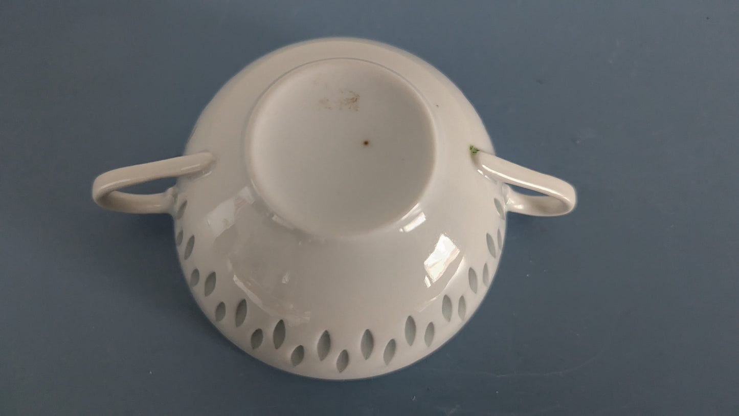 Arabia Viiru Riisiposliini Liemikulho (1950-1974, Friedl Holzer-Kjellberg)