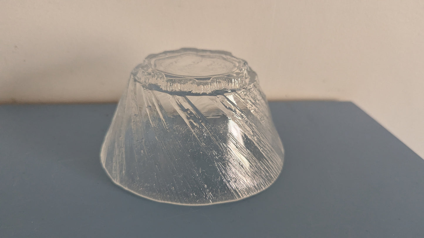 Iittala Kuura Annoskulho / Jälkiruokakulho (5kpl, 1983-1991, Tapio Wirkkala)