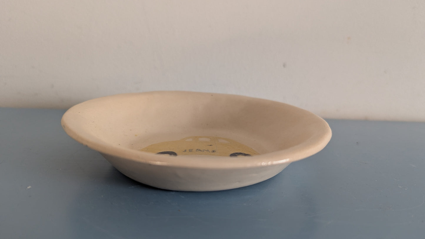 Eila Auranen - Auto Lautanen (1994, Signeerattu, Käsinmaalattu)