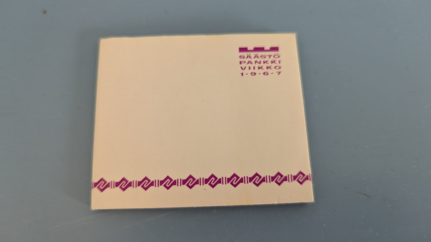 Säästöpankkiviikko 1967 - Urho Kekkonen Mitali (Turun Työväen Säästöpankki)