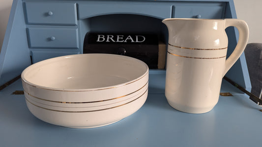 Wittenberger Steingutfabrik - Pesuastiasto (Pesuvati ja Pesukannu)