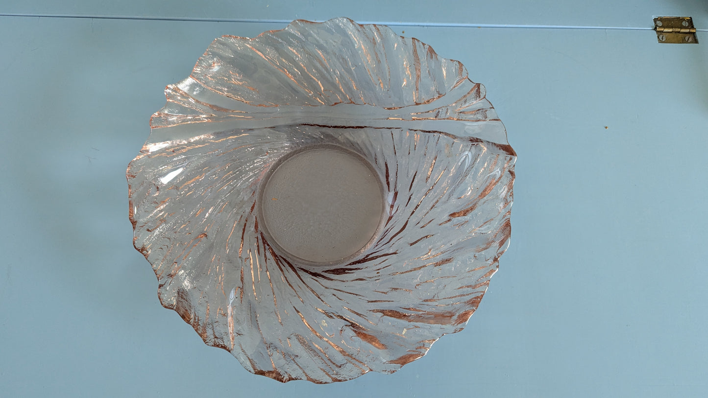 Riihimäen Lasi Ultra Vati / Tarjoiluvati (1985-1988, Pertti Kallioinen ...