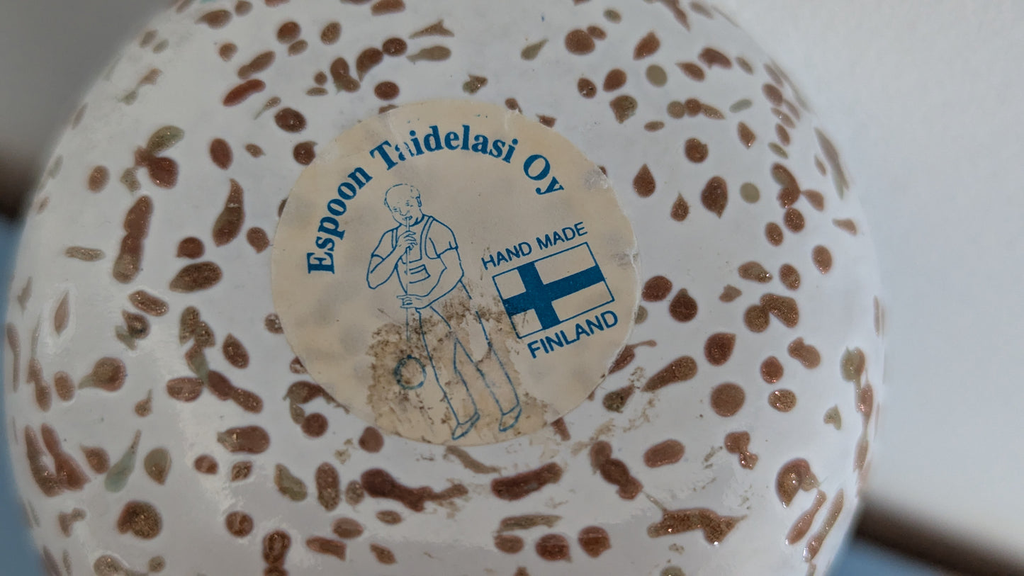 Espoon Taidelasi - Maljakko (Pieni, Tarralla)