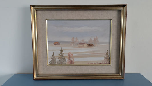 Tuomas Nelimarkka - Signeerattu Öljyvärimaalaus (1982)