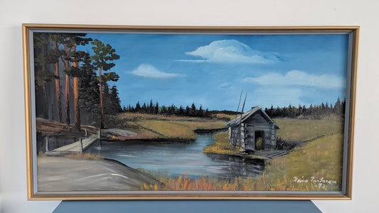 Reino Partanen - Signeerattu Öljyvärimaalaus (1977)