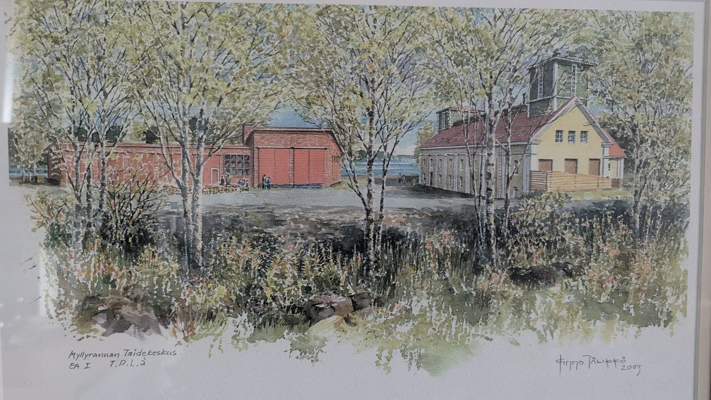 Kimmo Pälikkö - Myllyrannan Taidekeskus (Signeerattu Grafiikka 2003)