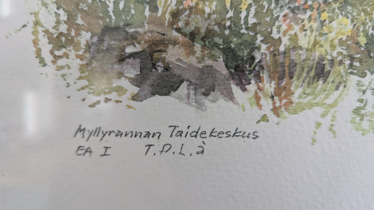 Kimmo Pälikkö - Myllyrannan Taidekeskus (Signeerattu Grafiikka 2003)