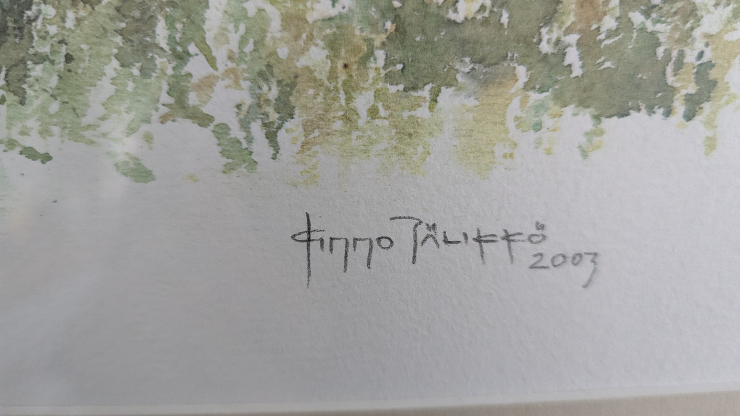 Kimmo Pälikkö - Myllyrannan Taidekeskus (Signeerattu Grafiikka 2003)