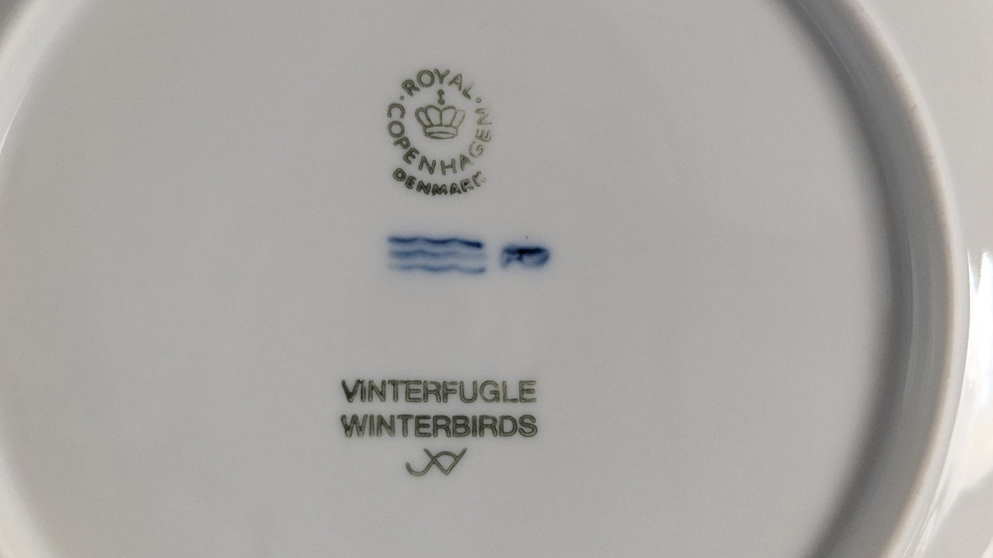 Royal Copenhagen - Winterbirds Joululautanen 1987 (Sven Vestergaard)