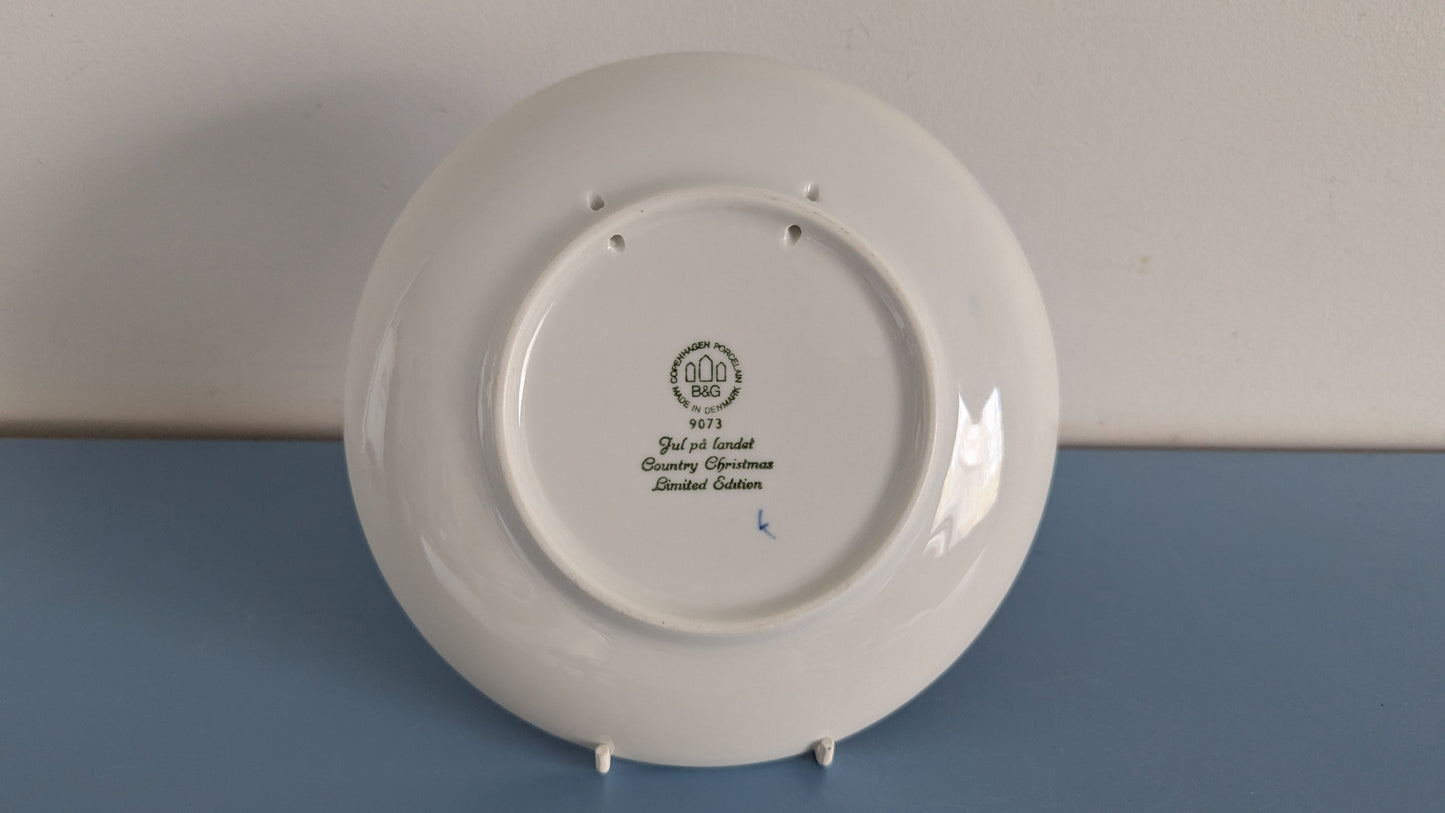 B&G - Country Christmas Joululautanen / Seinälautanen  (1973)