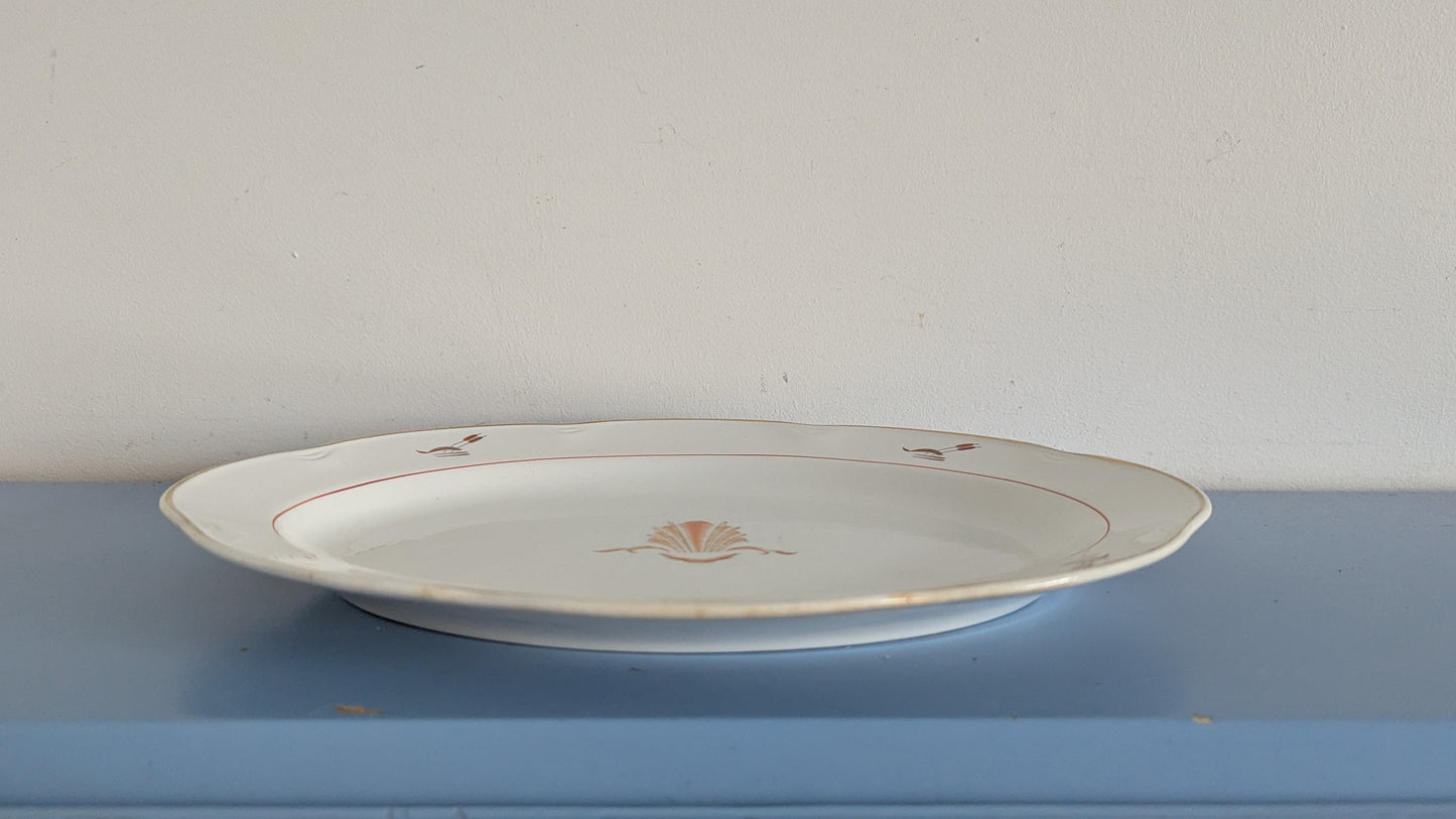 Arabia Näkki Tarjoiluvati / Vati (1933-1939, Tyra Lundgren)