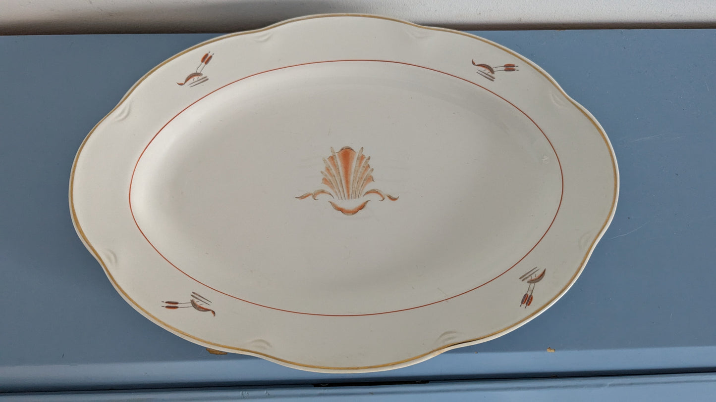 Arabia Näkki Tarjoiluvati / Vati (1933-1939, Tyra Lundgren)