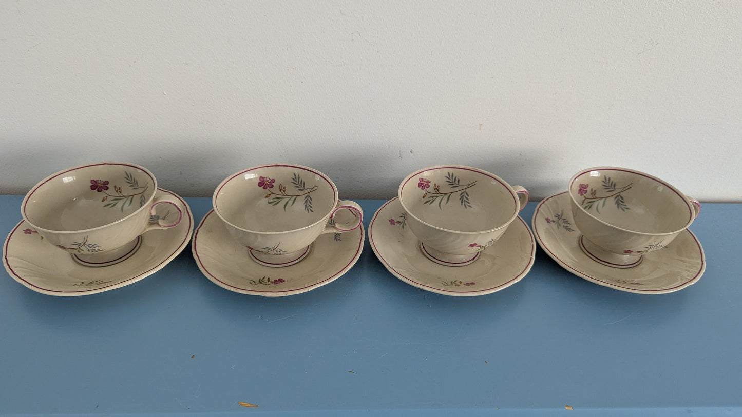 Arabia Flora Kahviastiasto Neljälle Hengelle (8-osainen)