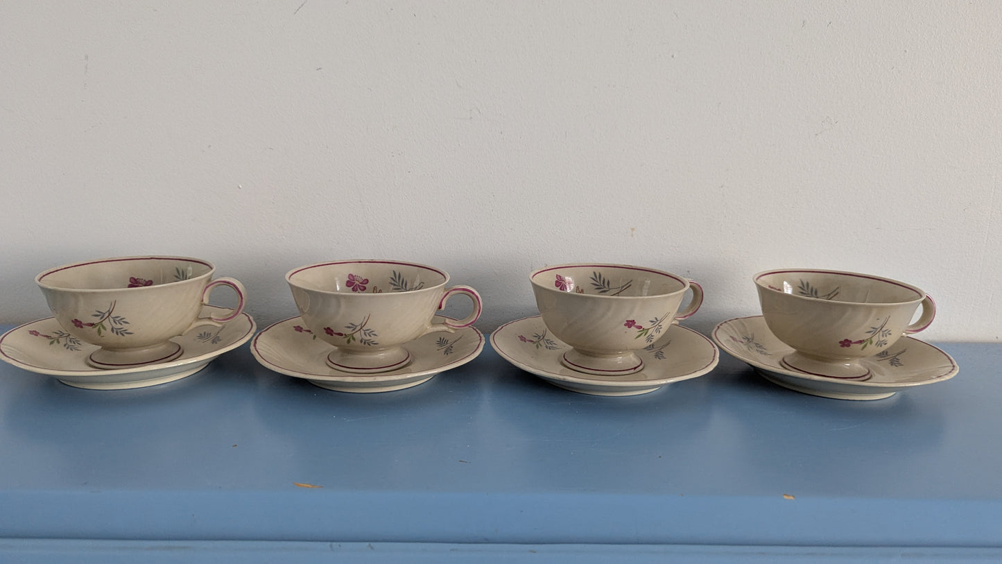 Arabia Flora Kahviastiasto Neljälle Hengelle (8-osainen)