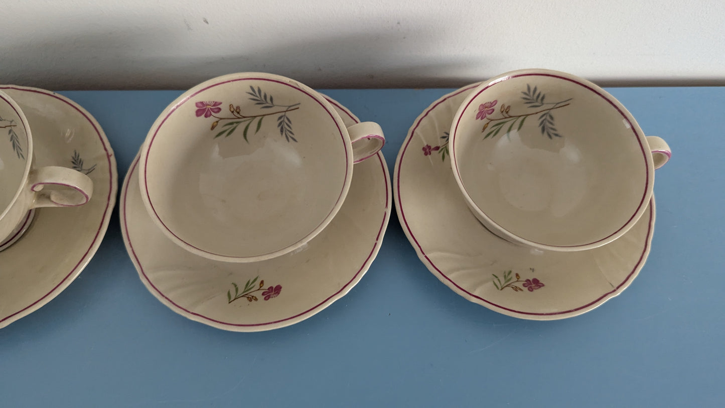 Arabia Flora Kahviastiasto Neljälle Hengelle (8-osainen)