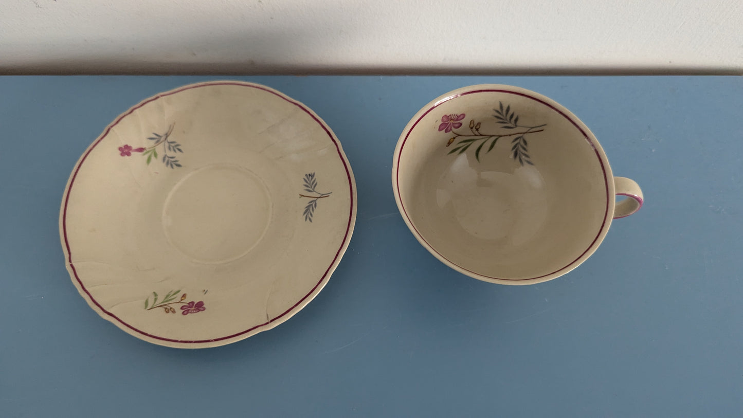 Arabia Flora Kahviastiasto Neljälle Hengelle (8-osainen)